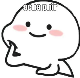 🤔 emoji 𝙐𝙧𝙨_𝙗𝙖𝙗𝙚 💗's kang pack Telegram sticker 4 of 51