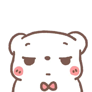 😒 emoji BearPlease @eemojicombos Telegram sticker 13 of 24