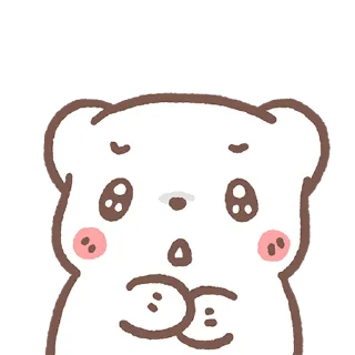 😧 emoji BearPlease @eemojicombos Telegram sticker 16 of 24