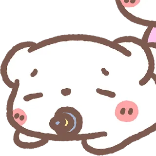 😮‍💨 emoji BearPlease @eemojicombos Telegram sticker 22 of 24