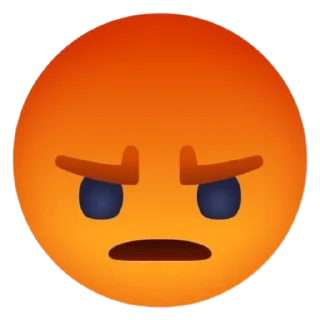 😡 emoji Facebook Emoji By Hrkarno Telegram sticker 6 of 7