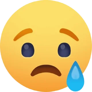 😢 emoji Facebook Emoji By Hrkarno Telegram sticker 5 of 7