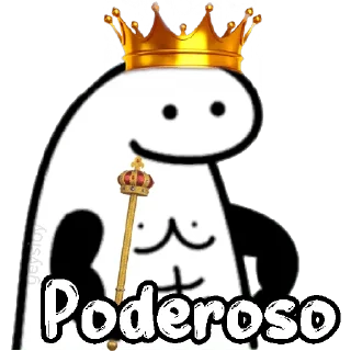 😀 emoji 😎Guapo poderoso 💪Flork Telegram sticker 2 of 22