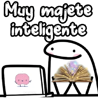 😀 emoji 😎Guapo poderoso 💪Flork Telegram sticker 10 of 22