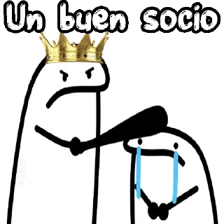 😀 emoji 😎Guapo poderoso 💪Flork Telegram sticker 7 of 22