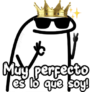 😀 emoji 😎Guapo poderoso 💪Flork Telegram sticker 13 of 22