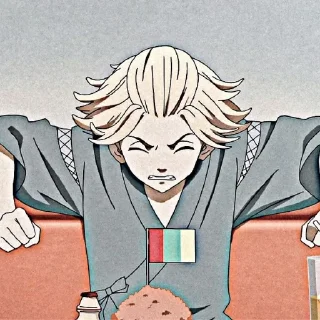 🎶 emoji ★!¡ Sano Manjiro – @LEVIOSAASTICKER Telegram sticker 22 of 65