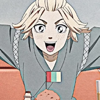 🎶 emoji ★!¡ Sano Manjiro – @LEVIOSAASTICKER Telegram sticker 24 of 65