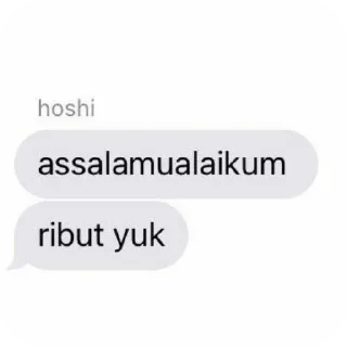 Sticker from thoriq 2 bulan uda haji
