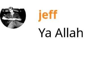 Sticker from J