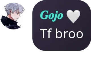 💗 emoji GOJO's sticker pack (@Marin_Roxbot) Telegram sticker 17 of 120