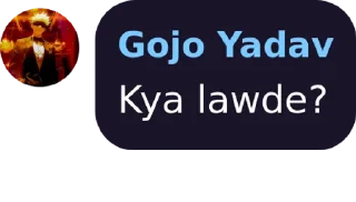 🙂 emoji Gojo's sticker pack (@Marin_Roxbot) Telegram sticker 24 of 56