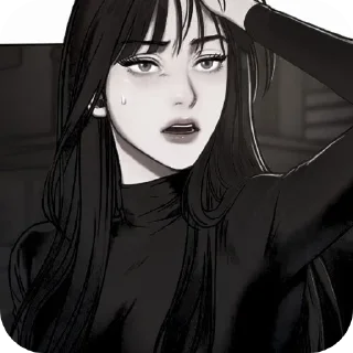 💇 emoji 💠 Obsidian Angel 💠 Telegram sticker 23 of 119