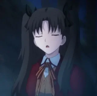 ✨ emoji Rin Tohsaka (@DevilAkemi) Telegram sticker 9 of 120