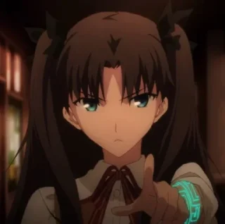✨ emoji Rin Tohsaka (@DevilAkemi) Telegram sticker 15 of 120