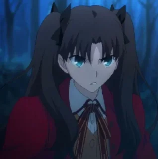 ✨ emoji Rin Tohsaka (@DevilAkemi) Telegram sticker 6 of 120