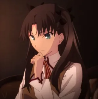 ✨ emoji Rin Tohsaka (@DevilAkemi) Telegram sticker 19 of 120