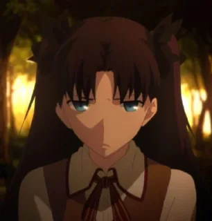 ✨ emoji Rin Tohsaka (@DevilAkemi) Telegram sticker 18 of 120