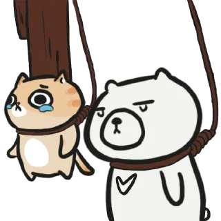 😨 emoji 摸摸熊：難道只有我虧錢.@cutemomobear Telegram sticker 5 of 79