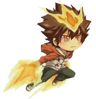 Sticker from REBORN @animestickerchannel