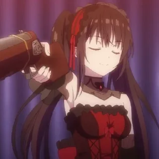 Sticker from Kurumi Tokisaki @AnimStick