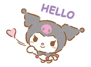 Sticker from We Love Kuromi @deazzle @cremium