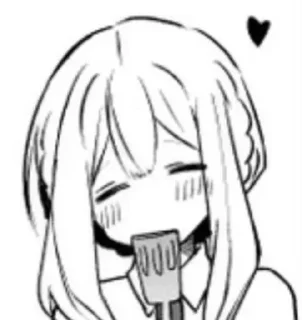 😘 emoji 绪衣喜欢的小贴纸 :: @semofanfan Telegram sticker 15 of 120