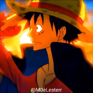 Sticker from Monkey 'D' luffy's sticker kang pack