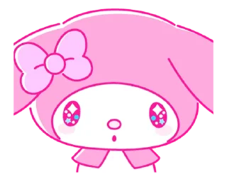 ⭐ emoji My Melody PINK! PINK! @deazzle Telegram sticker 6 of 40