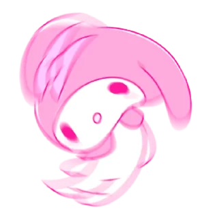 ⭐ emoji My Melody PINK! PINK! @deazzle Telegram sticker 19 of 40