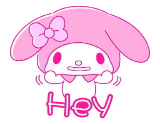 ⭐ emoji My Melody PINK! PINK! @deazzle Telegram sticker 12 of 40