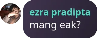 Sticker from ezra paling cakep
