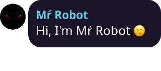 Sticker from Mŕ Robot's 2