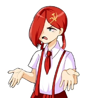 😑 emoji Bubbles' anime Telegram sticker 10 of 61
