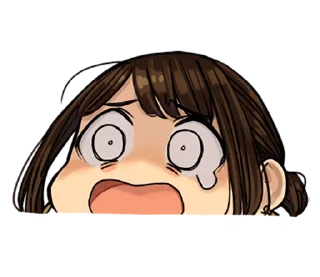 😭 emoji GANBARE DOUKICHAN Telegram sticker 4 of 40