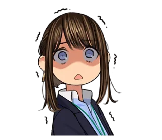😨 emoji GANBARE DOUKICHAN Telegram sticker 2 of 40