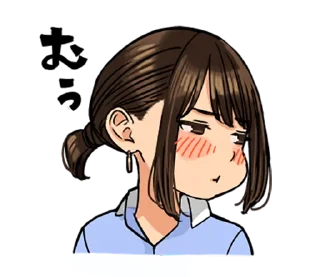 🙊 emoji GANBARE DOUKICHAN Telegram sticker 21 of 40