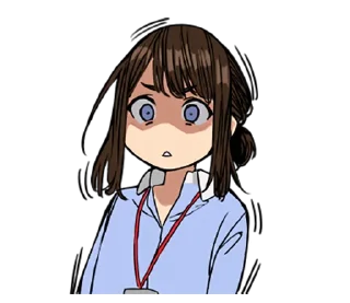 🥶 emoji GANBARE DOUKICHAN Telegram sticker 3 of 40