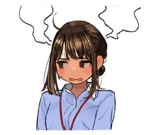 🥴 emoji GANBARE DOUKICHAN Telegram sticker 8 of 40