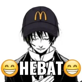 Sticker from yang make tikel ini semoga jadi anime(k)