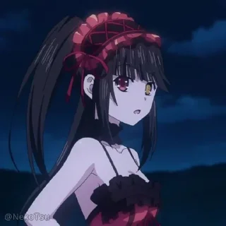 😯 emoji Kurumi Tokisaki // @NekoTsu Telegram sticker 6 of 63