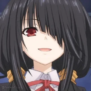 Sticker from Kurumi Tokisaki // @NekoTsu