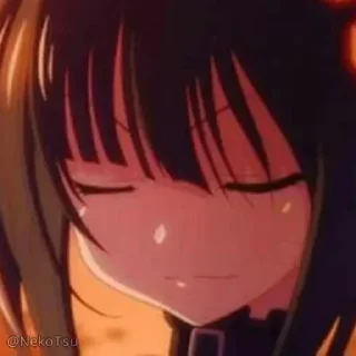 😌 emoji Kurumi Tokisaki // @NekoTsu Telegram sticker 14 of 63