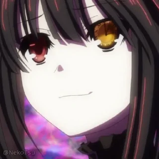 🙂 emoji Kurumi Tokisaki // @NekoTsu Telegram sticker 21 of 63