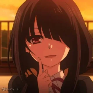 😌 emoji Kurumi Tokisaki // @NekoTsu Telegram sticker 10 of 63