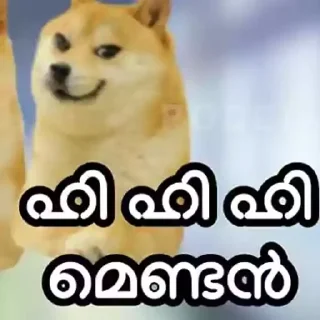 Sticker from Doge Memes Kerala