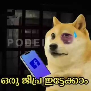 Sticker from Doge Memes Kerala