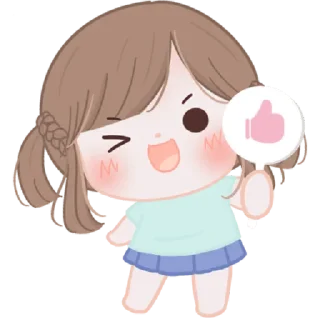 Sticker from ⋆ Chubby Girl ࿈ @petiteyeux ♡%
