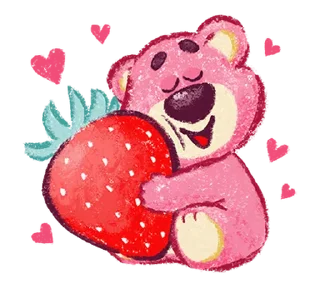 ⭐ emoji Lotso (Lovely Strawberries) @deazzle @cremium Telegram sticker 8 of 40