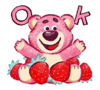 ⭐ emoji Lotso (Lovely Strawberries) @deazzle @cremium Telegram sticker 1 of 40